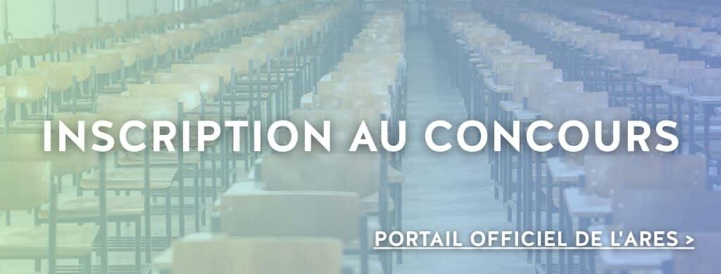 Inscription au concours d'entrée en médecine et dentisterie