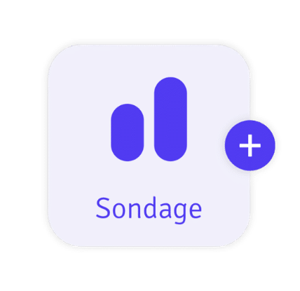 bouton sondage