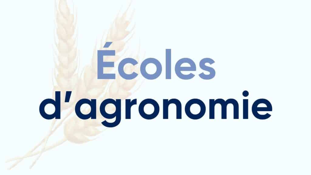 Écoles d'agronomie